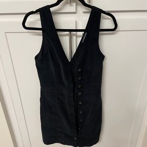 Never been worn Abercrombie suede button up dress. Form fitting. Size small.